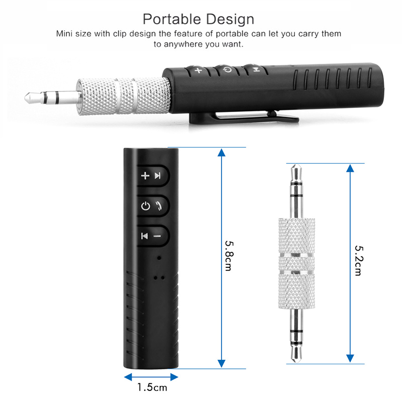 SOVO Mini Bluetooth Receiver Audio Transmitter 3.5mm Jack Handsfree Bluetooth Car Kit Music Adapter Bluetooth Car AUX
SOVO Mini Bluetooth Receiver Audio Transmitter 3.5mm Jack Handsfree Bluetooth Car Kit Music Adapter Bluetooth Car AUX