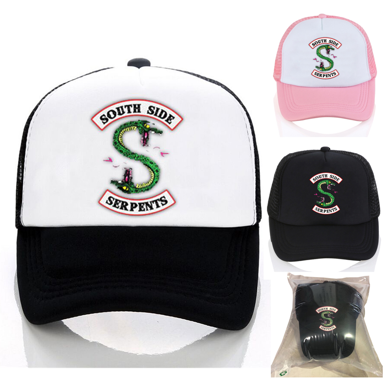 Riverdale Caps 2018 Summer New Riverdal Print Baseball Cap Fashion Men Women Mesh Cap Daft Punk Riverdale Hat Trucker, White
Riverdale Caps 2018 Summer New Riverdal Print Baseball Cap Fashion Men Women Mesh Cap Daft Punk Riverdale Hat Trucker, White