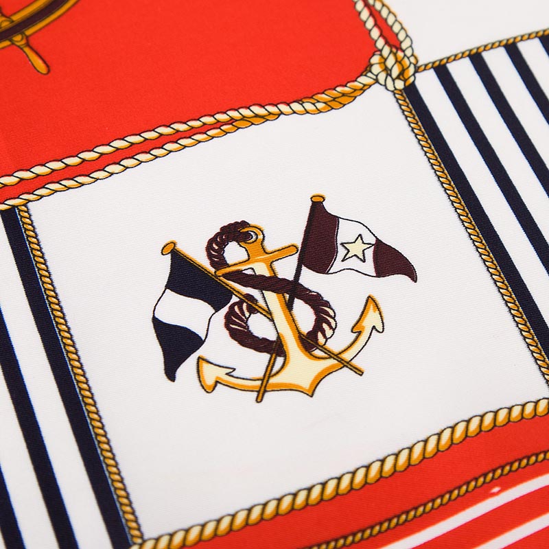 Striped Women Small 100% Silk Square Scarf Vintage Satin Print Foulard Femme Echarpe Ladies Neck Scarves 60*60CM Wholesale