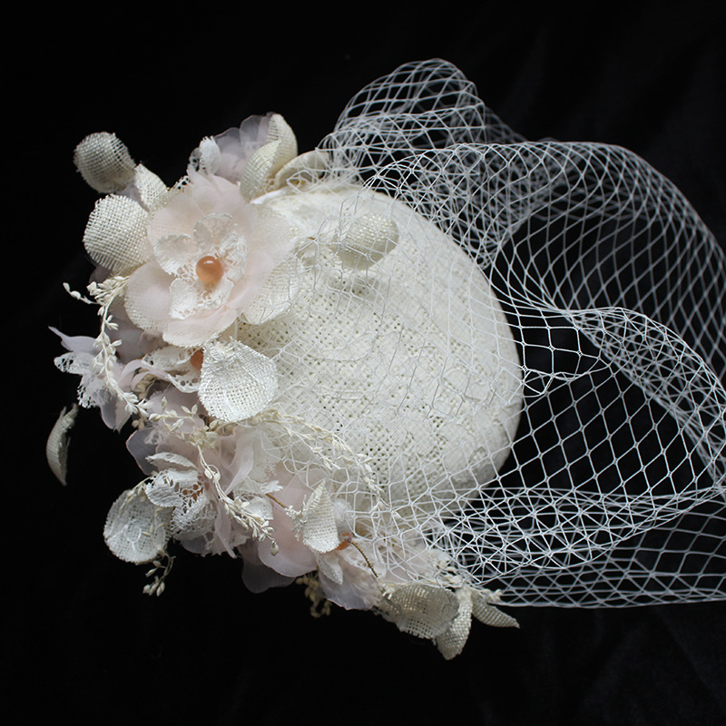 hotsale Korean bride wedding hat wedding dress photo studio shot flax small hat exterior photo accessories hair accessories, Beige
hotsale Korean bride wedding hat wedding dress photo studio shot flax small hat exterior photo accessories hair accessories, Beige