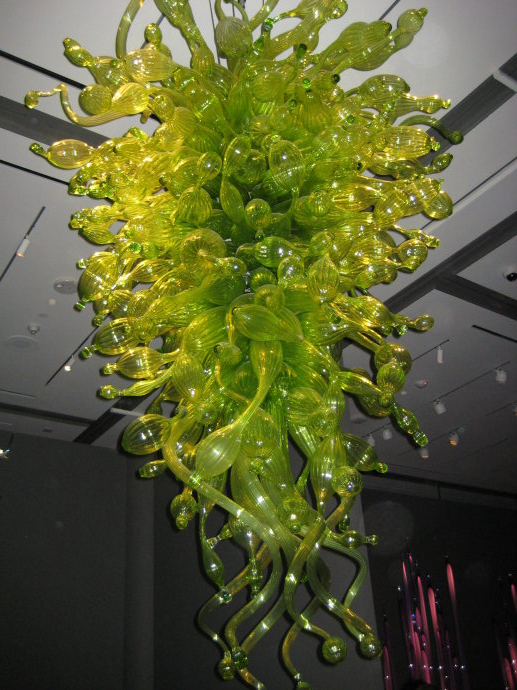 Green Glass LED Pendant Lamps Style Hand Blown Glass Chandelier Color Size Customized CE UL Certificate Best Gift Home Decor Lamps