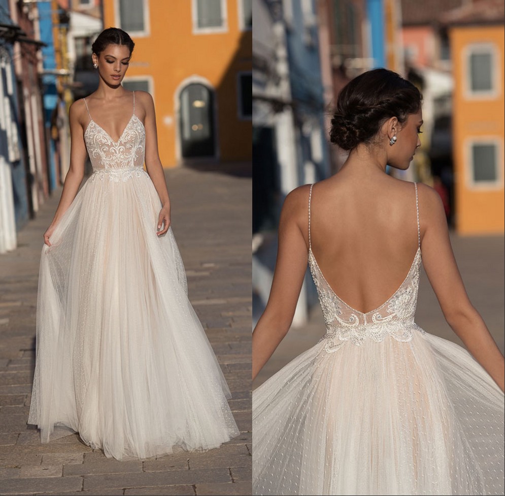 New Boho Sexy Beach Wedding Dresses 2019 Sleeveless Spaghetti Straps Robe De Soiree Backless Long Brdial Gowns, Gold
New Boho Sexy Beach Wedding Dresses 2019 Sleeveless Spaghetti Straps Robe De Soiree Backless Long Brdial Gowns, Gold