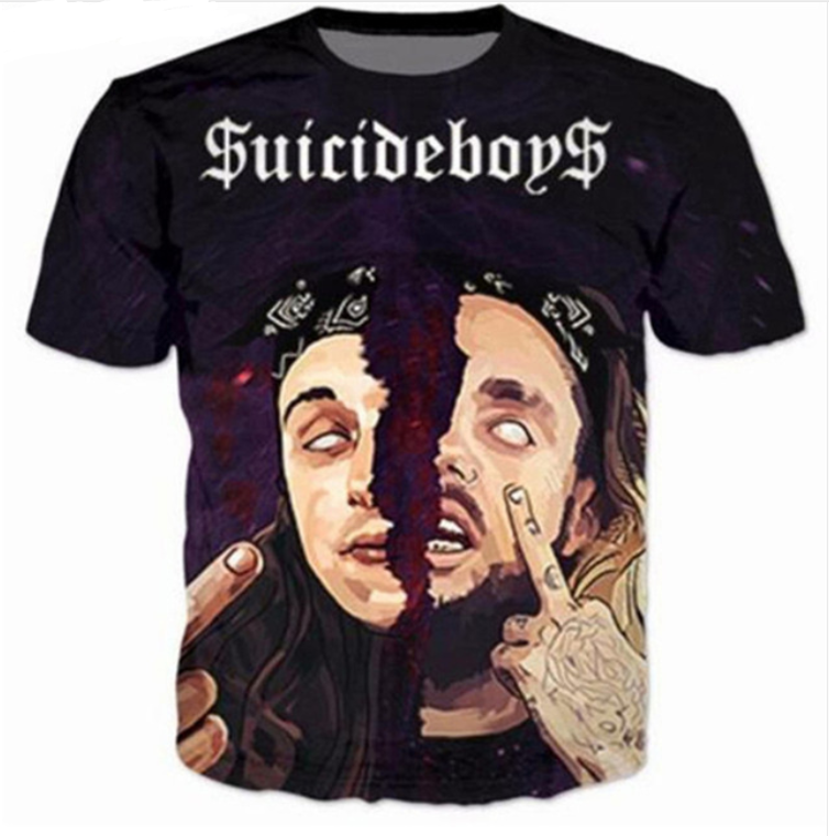Wholesale-Newest Fashion Mens/Womens Summer Style $uicideboy$ Funny 3D Print Casual T-Shirt DXR00132, Multicolor
Wholesale-Newest Fashion Mens/Womens Summer Style $uicideboy$ Funny 3D Print Casual T-Shirt DXR00132, Multicolor