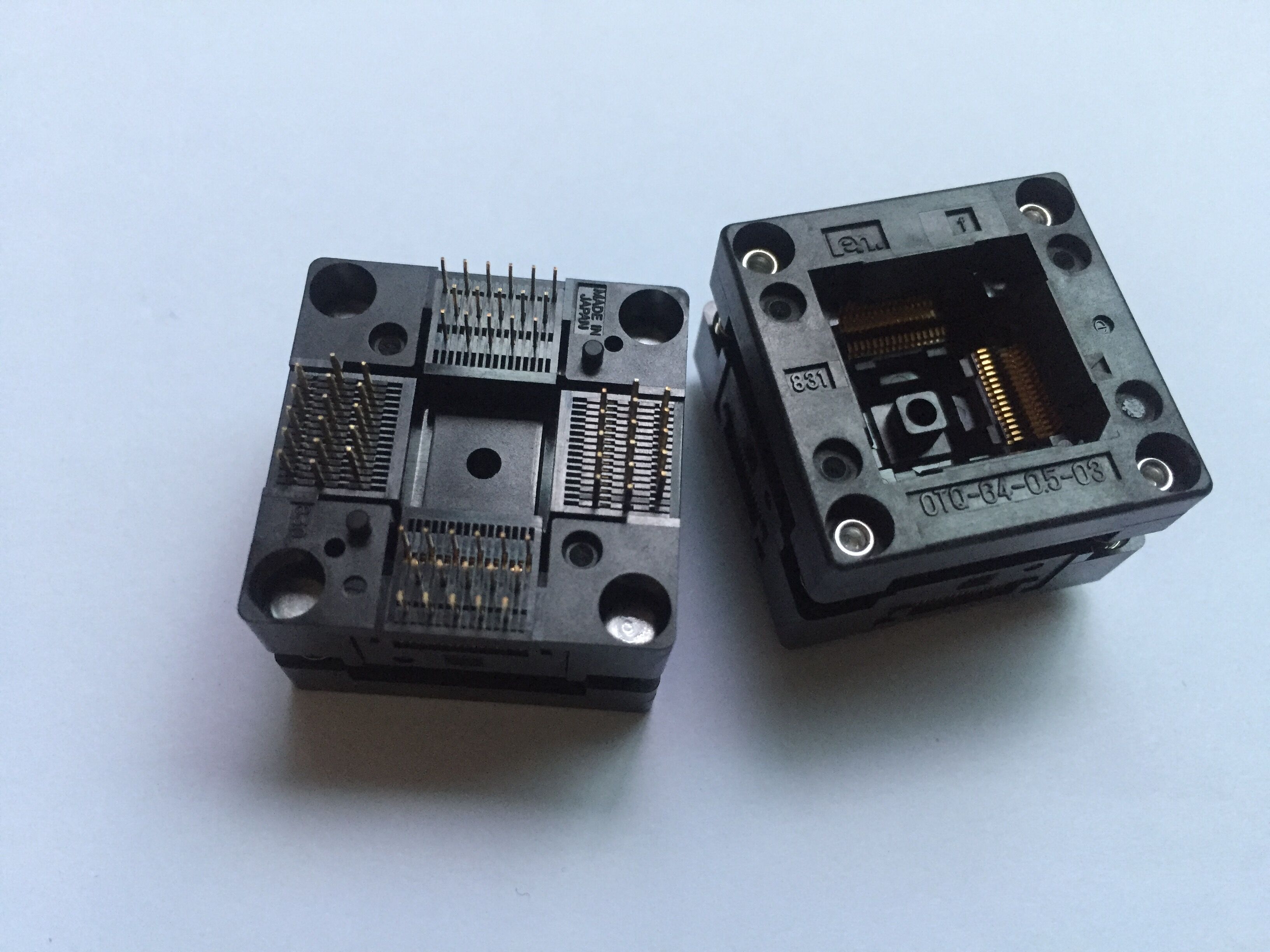 ENPLAS QFP64PIN ic test socket OTQ-64-0.5-03 0.5mm pitch burn in socket