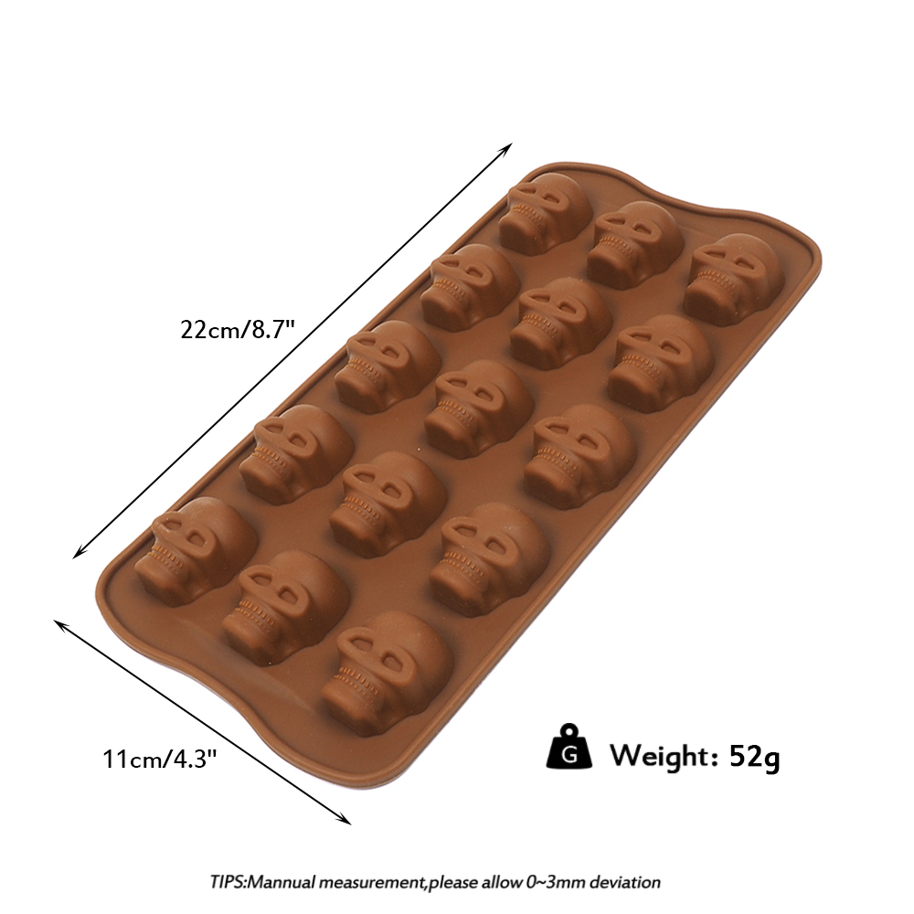 3D Skull Ice Mold, 3D Skull Flexible Silicone Ice Cube Mold Tray, Easy To Fill Melt Slower Skull Ice Mold
3D Skull Ice Mold, 3D Skull Flexible Silicone Ice Cube Mold Tray, Easy To Fill Melt Slower Skull Ice Mold