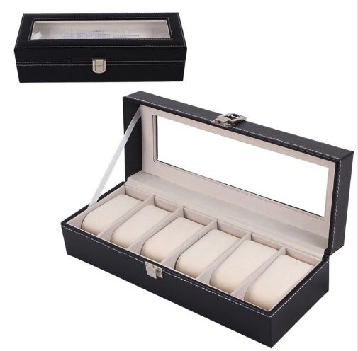 Watch Box Black 2 to 24 Grid Leather Watch Box Display Case Watch Storage Organizer Box Holder
Watch Box Black 2 to 24 Grid Leather Watch Box Display Case Watch Storage Organizer Box Holder