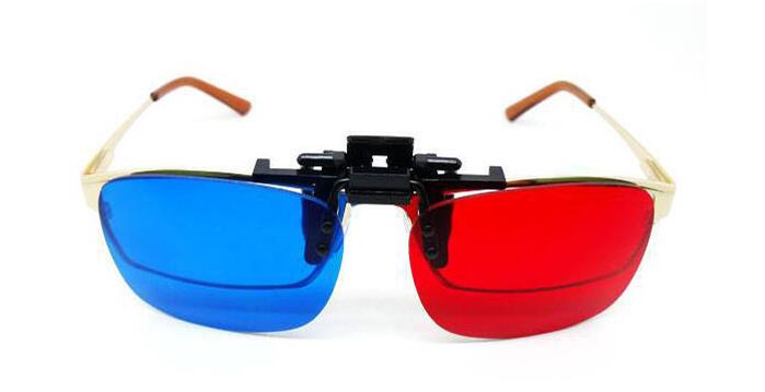 100pcs/lot Red Blue Cyan 3D Clip on Myopia Frame Glasses for 3-D Movies Games Free Shipping 0001 от DHgate WW