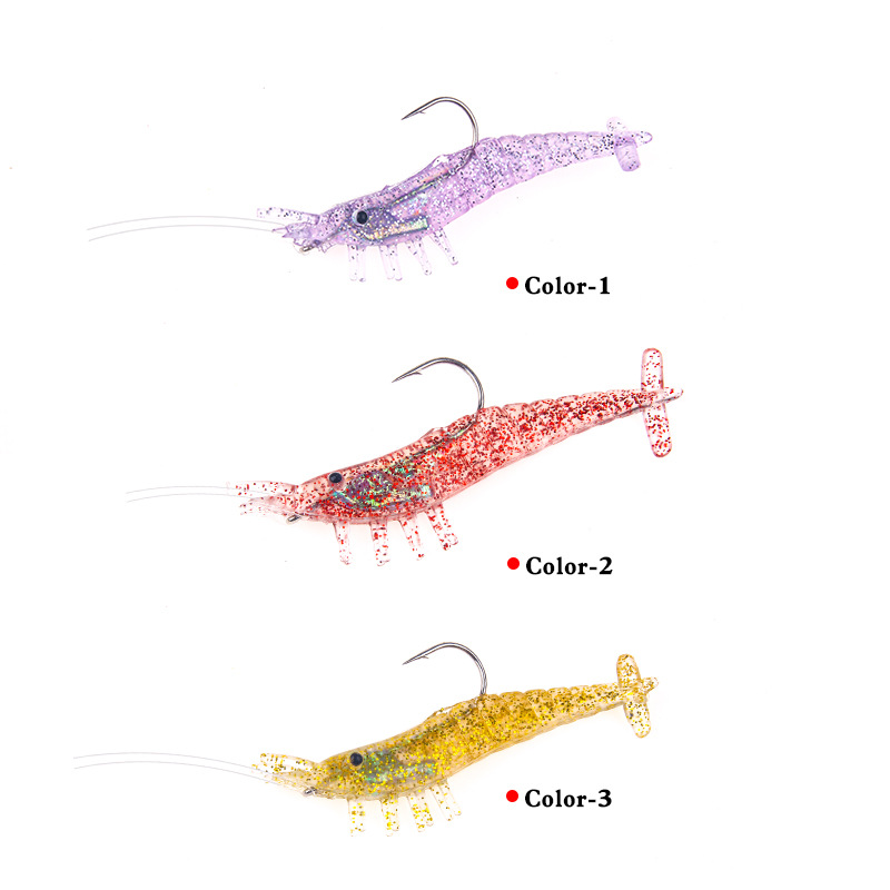 New transparent shrimp Shape Designer Fishing Lure 10g 8.5mm Lead-head hook Jigs Bait Octopus Squidbaits
New transparent shrimp Shape Designer Fishing Lure 10g 8.5mm Lead-head hook Jigs Bait Octopus Squidbaits