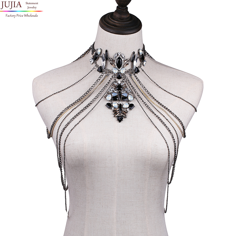 whole saleJUJIA Sexy Body Women Necklaces Tassel boho Necklace 2017 New Female statement shoulder chain
whole saleJUJIA Sexy Body Women Necklaces Tassel boho Necklace 2017 New Female statement shoulder chain