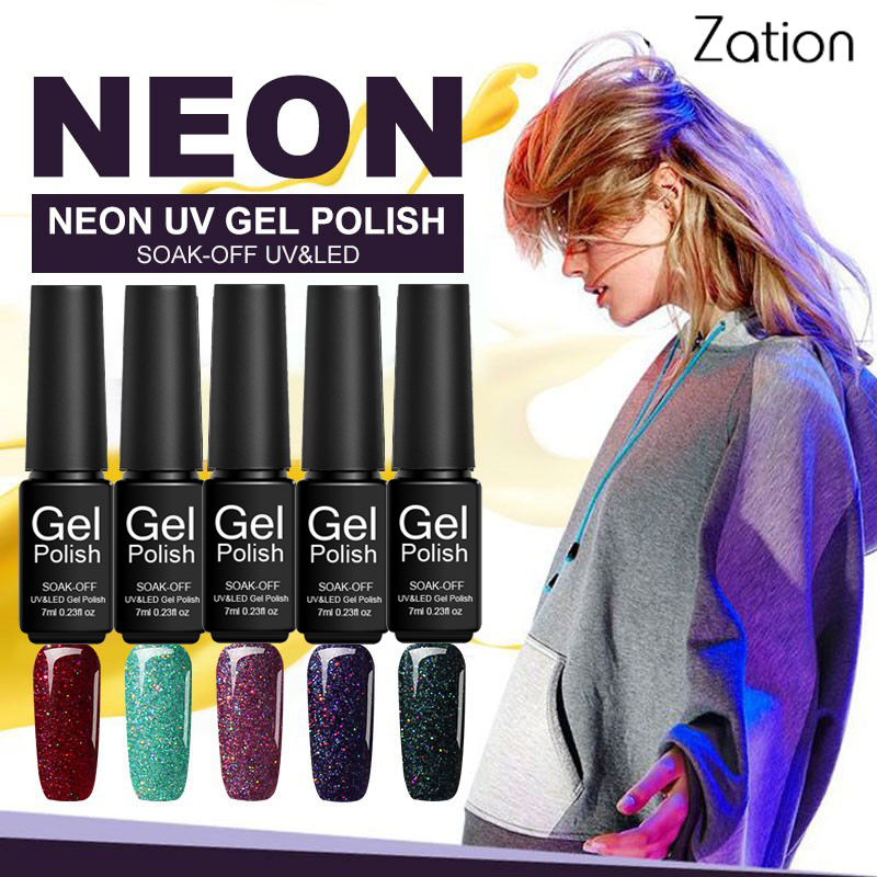 Zation UV LED Nail Gel Polish Soak Off Neon Gel Nail Polish Semi-Permanent Uv Lucky Set Long Lasting Hybrid Varnish, 61white
Zation UV LED Nail Gel Polish Soak Off Neon Gel Nail Polish Semi-Permanent Uv Lucky Set Long Lasting Hybrid Varnish, 61white