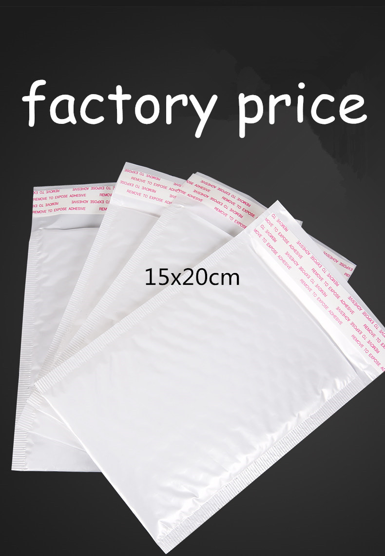 15x20cm 100pcs white Self adhesive Bubble Mailers poly bubble mailer bubble Shipping Envelope Postal Bags Shipping Bag drop shipping custom
15x20cm 100pcs white Self adhesive Bubble Mailers poly bubble mailer bubble Shipping Envelope Postal Bags Shipping Bag drop shipping custom