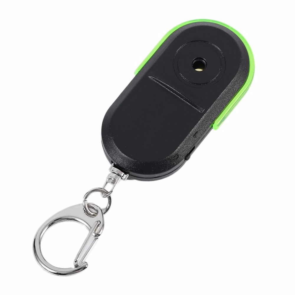 CKC 1pc Portable Size Old People Anti-Lost Alarm High quality Wireless Useful Whistle Sound LED Light Locator Key Finder Keychain