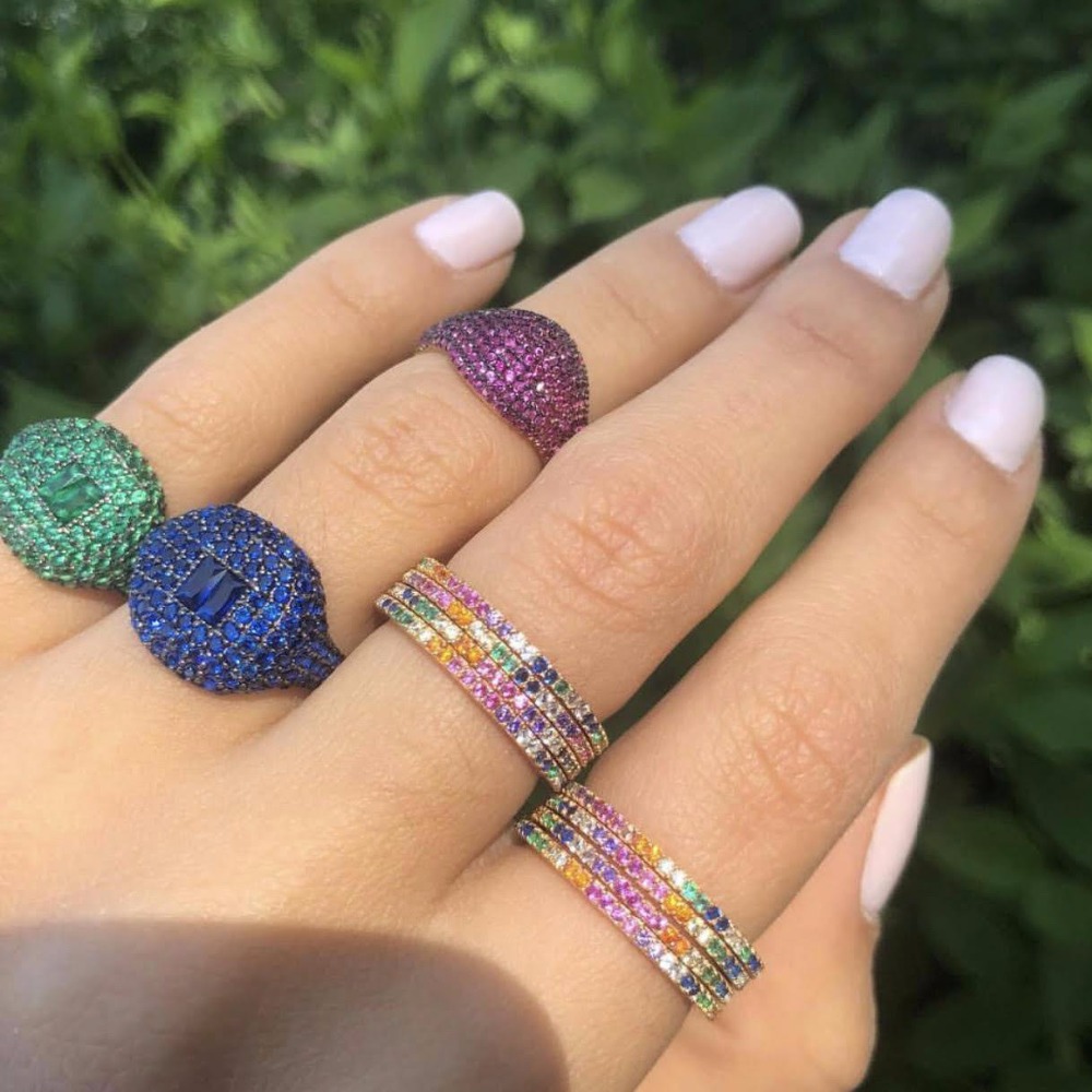 free shipping delicate fashion jewelry multi color eternity band rainbow full cz band engagement Gold color ring, Slivery;golden
free shipping delicate fashion jewelry multi color eternity band rainbow full cz band engagement Gold color ring, Slivery;golden