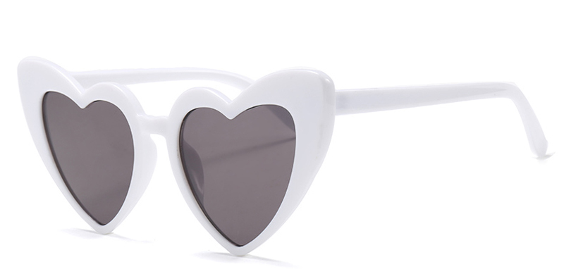 Love Heart Sunglasses for Women Fashionable Cat Eye Sunglasses Black Pink Red Heart Shape Sun Glasses for Men Uv400