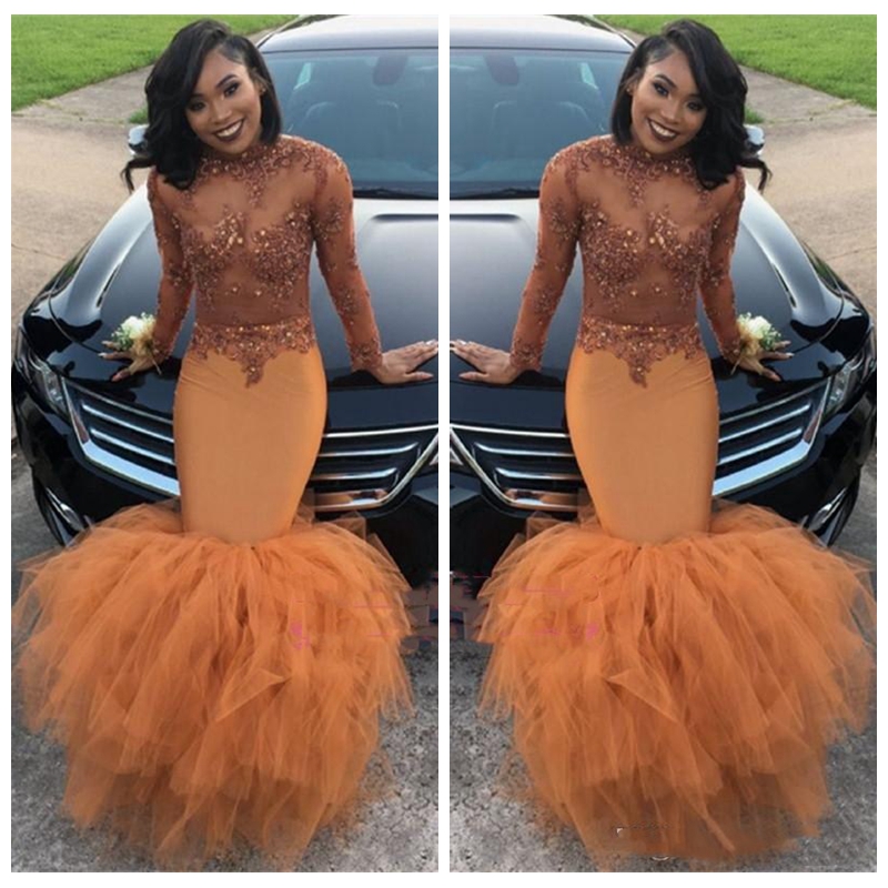 Slim Long Sleeve Sheer Lace Appliques Custom Mermaid Prom Dresses 2018 Beads Tulle Sequins Long Ruched Ruffle Special Occasion Evening Gown, Dark red
Slim Long Sleeve Sheer Lace Appliques Custom Mermaid Prom Dresses 2018 Beads Tulle Sequins Long Ruched Ruffle Special Occasion Evening Gown, Dark red