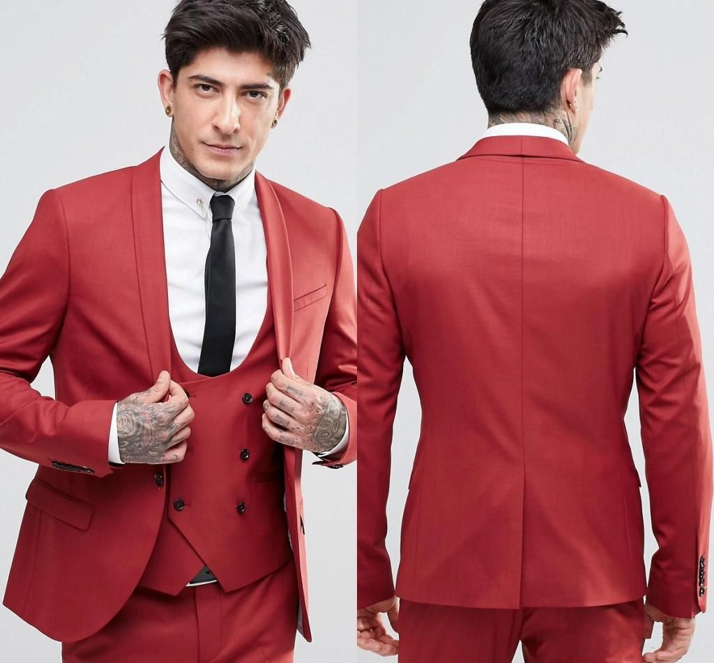 Handsome Red Back Vent Slim Fit Groom Tuxedos Men's Wedding Dress Prom Clothing(Jacket+pants+tie+Vest) NO 461, Same as image
Handsome Red Back Vent Slim Fit Groom Tuxedos Men's Wedding Dress Prom Clothing(Jacket+pants+tie+Vest) NO 461, Same as image