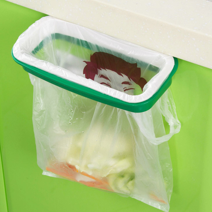 2017 Hanging Kitchen tools Practical Environmental Protection Stand Storage Garbage Better Rubbish Bag Storage Rack 22*12.5cm