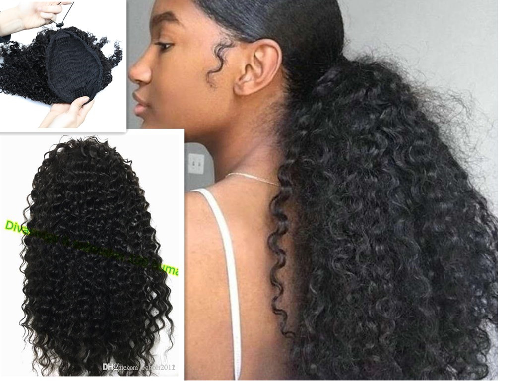 Diva1 140g Kinky Curly women Ponytails hair extension african ameircan Clips 100% Human easy ponytail color 1b
Diva1 140g Kinky Curly women Ponytails hair extension african ameircan Clips 100% Human easy ponytail color 1b