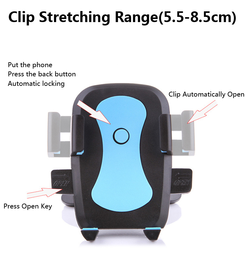 Update Universal Car Windshield Mount Holder 360 Degree Rotation Long Hose Sucker Automatic Lock Cell Phone GPS Holders Bracket Stands