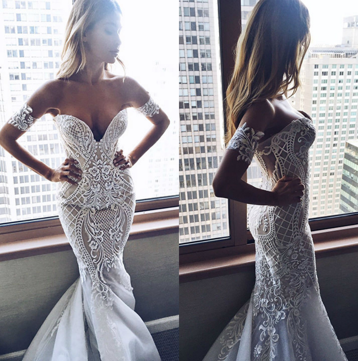 Pallas Couture Mermaid Wedding Dress Sweetheart Neckline 3d Flowers Vestidos De Novia Lace Wedding Dresses Bridal Gowns, White
Pallas Couture Mermaid Wedding Dress Sweetheart Neckline 3d Flowers Vestidos De Novia Lace Wedding Dresses Bridal Gowns, White