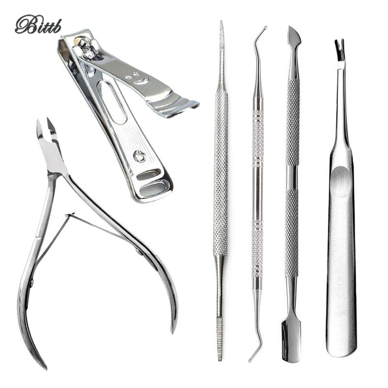 Bittb Nail Set Manicure Kit Cuticle Remover Scissors Nail Dead Skin Removal Tool Cuticle Pusher Clipper Ingrown Cleaner, Smtsett008
Bittb Nail Set Manicure Kit Cuticle Remover Scissors Nail Dead Skin Removal Tool Cuticle Pusher Clipper Ingrown Cleaner, Smtsett008