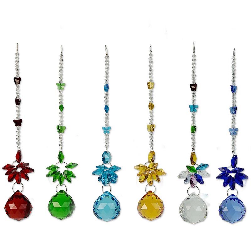 6PCS Butterfly Chakra Suncatcher 40mm Ball Pendant Crystal Chandelier Parts Prisms Hanging Pendant Rainbow Maker Wedding Home Decoration
6PCS Butterfly Chakra Suncatcher 40mm Ball Pendant Crystal Chandelier Parts Prisms Hanging Pendant Rainbow Maker Wedding Home Decoration