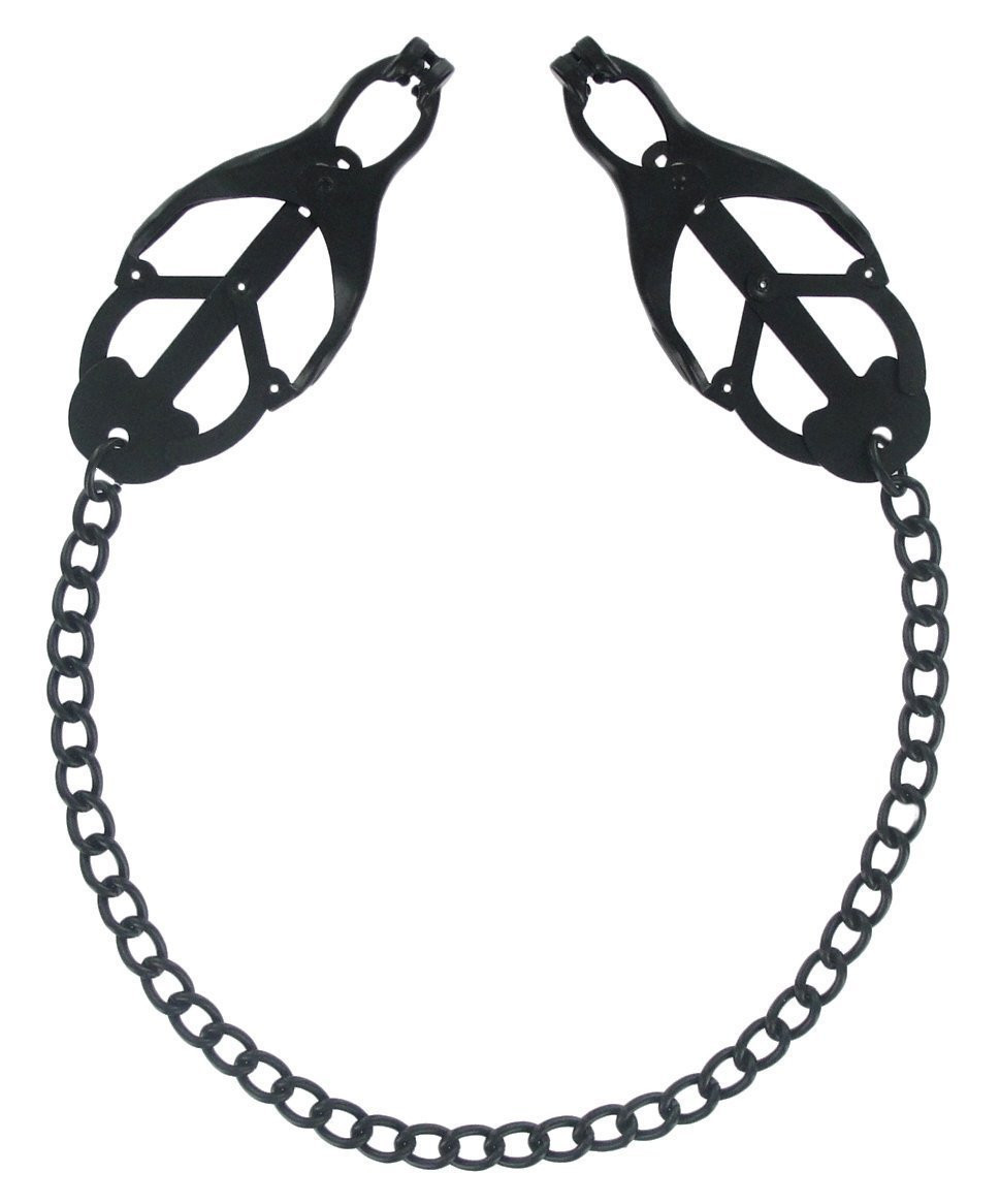 Japanese Clover Style Metal Nipple Clamps Bondage Gear Nipple Clips Massager Stimulator Sex Toys For Female Breast Sex Products