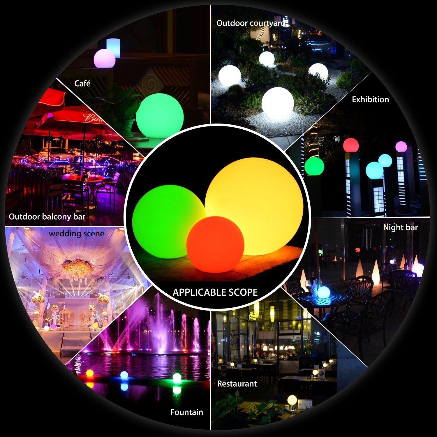 lawn lamp 7 Color RGB LED Floating Magic Ball Led illuminated Swimming Pool Light IP68 Outdoor Furniture Bar Table Lamps With Remote
lawn lamp 7 Color RGB LED Floating Magic Ball Led illuminated Swimming Pool Light IP68 Outdoor Furniture Bar Table Lamps With Remote