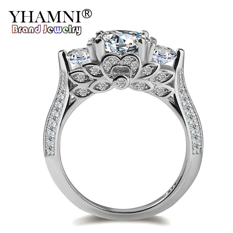 YHAMNI Original Creative Women Ring Natural 925 Sterling Silver Rings Set Cubic Zirconia Diamond Fine Jewelry Rings for Women XR066
YHAMNI Original Creative Women Ring Natural 925 Sterling Silver Rings Set Cubic Zirconia Diamond Fine Jewelry Rings for Women XR066