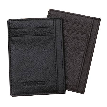GUBINTU Genuine Leather Men Slim Front Pocket Card Case Credit Super Thin Fashion Card Holder trave wallet tarjetero hombre, Brown;gray
GUBINTU Genuine Leather Men Slim Front Pocket Card Case Credit Super Thin Fashion Card Holder trave wallet tarjetero hombre, Brown;gray