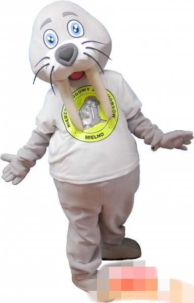 Custom Sea lion mascot costume free shipping, Grey