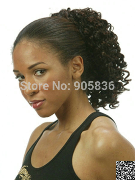 Women Hair Accessories Short High Sports Ponytail Hairstyle Afro Kinky Curly Ponytails For Black Women clip in human Hair Extensions 120g
Women Hair Accessories Short High Sports Ponytail Hairstyle Afro Kinky Curly Ponytails For Black Women clip in human Hair Extensions 120g