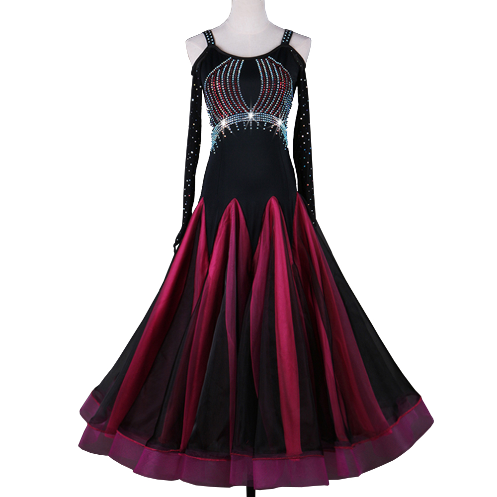 Standard Ballroom Dress CHEAPEST Ballroom Dance Competition Dresses Waltz Dress D0392 with Rhinestones Long Net Sleeve Big Sheer Hem, Hot pink
Standard Ballroom Dress CHEAPEST Ballroom Dance Competition Dresses Waltz Dress D0392 with Rhinestones Long Net Sleeve Big Sheer Hem, Hot pink