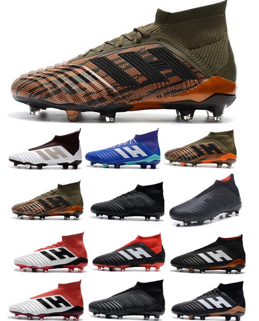 2018 Predator 18 FG Men Soccer Cleats Chaussures De Football Boots Mens Indoor Outdoor Cristiano Ronaldo Mania Neymar Accelerator Shoes
2018 Predator 18 FG Men Soccer Cleats Chaussures De Football Boots Mens Indoor Outdoor Cristiano Ronaldo Mania Neymar Accelerator Shoes