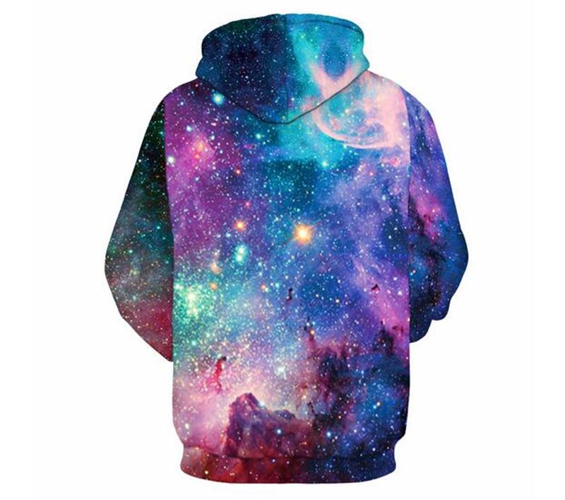 3D Hoodies Mens Womens Casual Sweatshirts Space Galaxy wolf lion Print Hoodie Universe Starry Sky Graphic Unisex Pullover by niubility