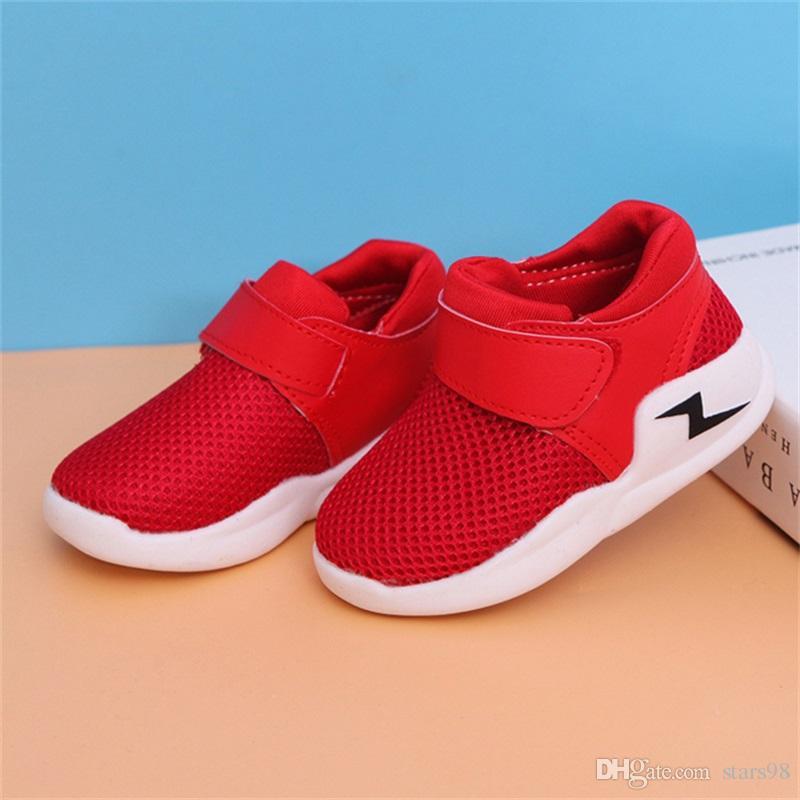 Mesh Children Shoes 2018 Summer Fashion Footwear Baby Toddler Breathable Net Girls Boys Sport Shoe Non-slip Kids Sneakers