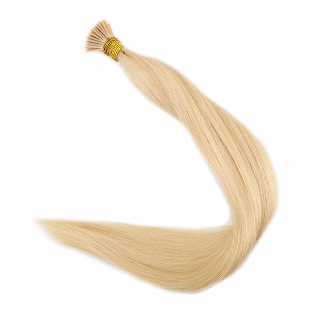 Human Hair I tip Extensions 613#color I Tip Fusion Prebonded Hair Extensions Stick Keratin I Tip Hair 100g