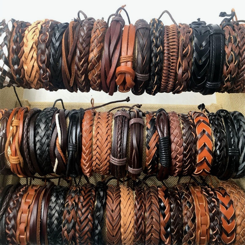 Unisex Rope Fashion bangle Jewelry 30pcs/lot Vintage Leather Bracelets for Men Women Punk Accessories Wristband Wrap gift
Unisex Rope Fashion bangle Jewelry 30pcs/lot Vintage Leather Bracelets for Men Women Punk Accessories Wristband Wrap gift