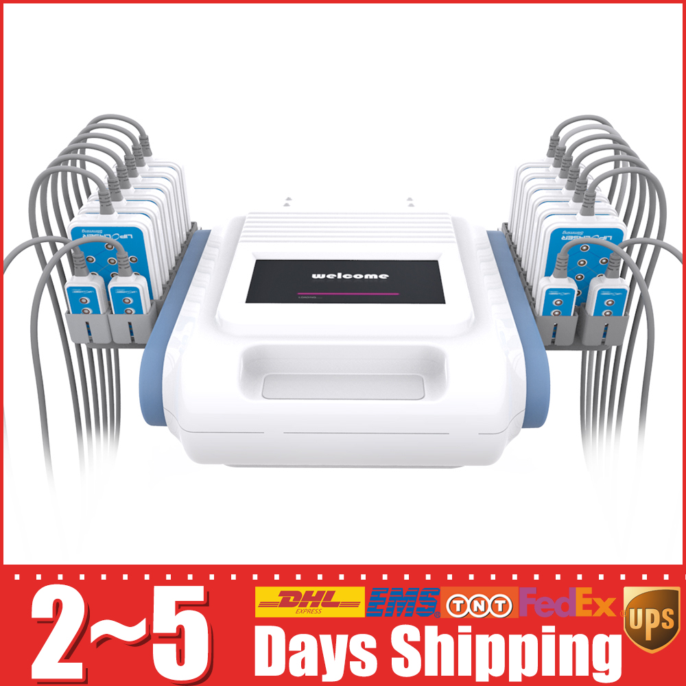 High Quality Newest Dual Wavelength 650nm & 980nm Diode Laser Slimming Machine 12 big 4 small Pads
High Quality Newest Dual Wavelength 650nm & 980nm Diode Laser Slimming Machine 12 big 4 small Pads