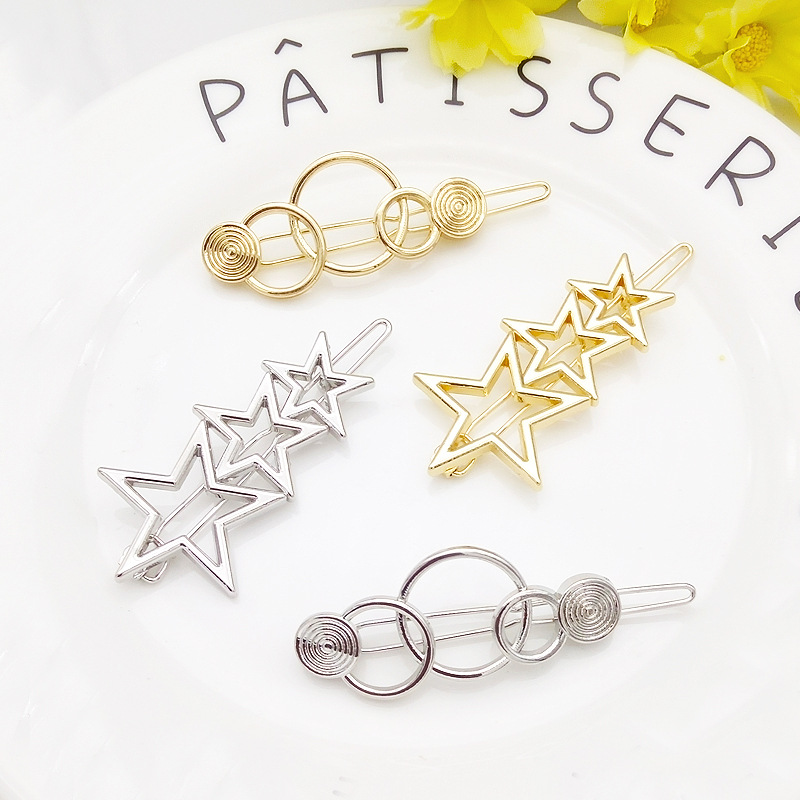 Fashion Women Girls Star Hair Clips Delicate Geometric Hair Pin Hair Decorations Moon Hairpin Silver Color Barrette
Fashion Women Girls Star Hair Clips Delicate Geometric Hair Pin Hair Decorations Moon Hairpin Silver Color Barrette