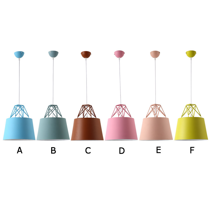 Nordic modern simple LED pendant lamp colorful macaron metal lampshade hanging lamp round kids room foyer bedroom E27 bulb lighting fixture
Nordic modern simple LED pendant lamp colorful macaron metal lampshade hanging lamp round kids room foyer bedroom E27 bulb lighting fixture