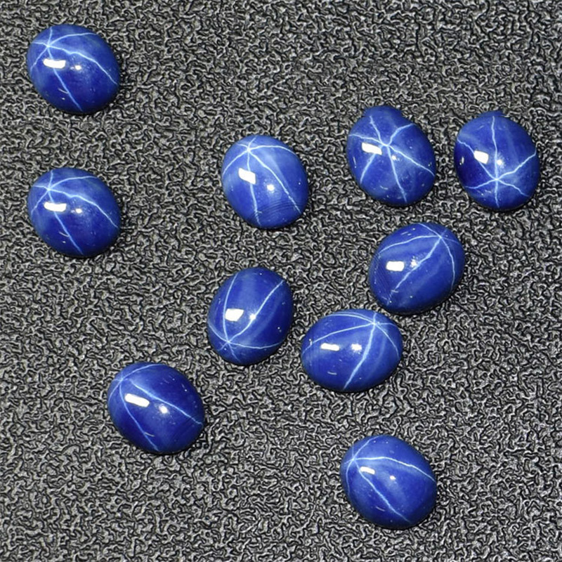 High Quality Oval 6*8mm-13x18mm Six Sizes Cabochon Lab Created Stone Synthetic Star Sapphire Gemstone 5pcs/lot
High Quality Oval 6*8mm-13x18mm Six Sizes Cabochon Lab Created Stone Synthetic Star Sapphire Gemstone 5pcs/lot