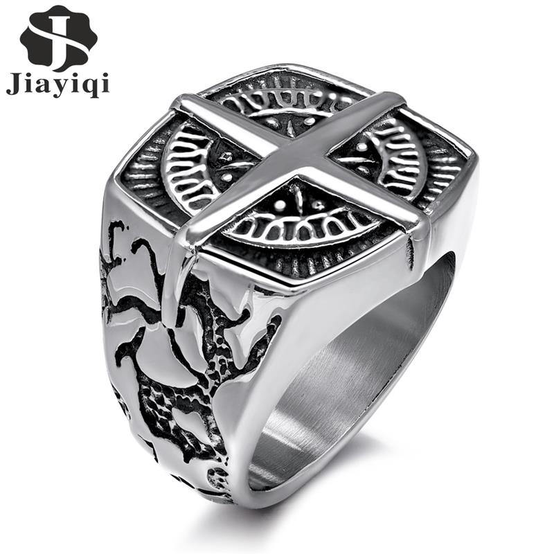 Jiyaiqi Men's Ring Vintage Silver Stainless Steel Compass Style Fashion Men Party Ring Male jewelry Rings
Jiyaiqi Men's Ring Vintage Silver Stainless Steel Compass Style Fashion Men Party Ring Male jewelry Rings