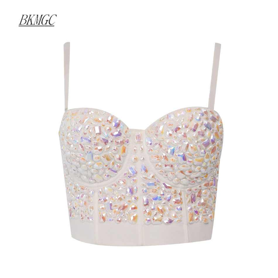BKMGC Diamonds Beading Camis Polka Dot Tops 2017 White Black Summer Sleeveless Top Women Bodycon Sexy Crop Top Free Shipping
BKMGC Diamonds Beading Camis Polka Dot Tops 2017 White Black Summer Sleeveless Top Women Bodycon Sexy Crop Top Free Shipping