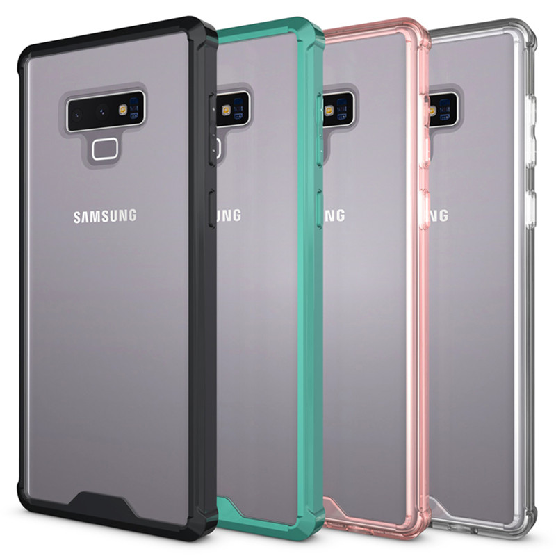 Transparent iPhone Case For Samsung Galaxy Note 9 8 S9Plus S8Plus A8 Anti-knock Hybrid Soft TPU Hard PC Protective Shockproof Clear Cover, Black
Transparent iPhone Case For Samsung Galaxy Note 9 8 S9Plus S8Plus A8 Anti-knock Hybrid Soft TPU Hard PC Protective Shockproof Clear Cover, Black