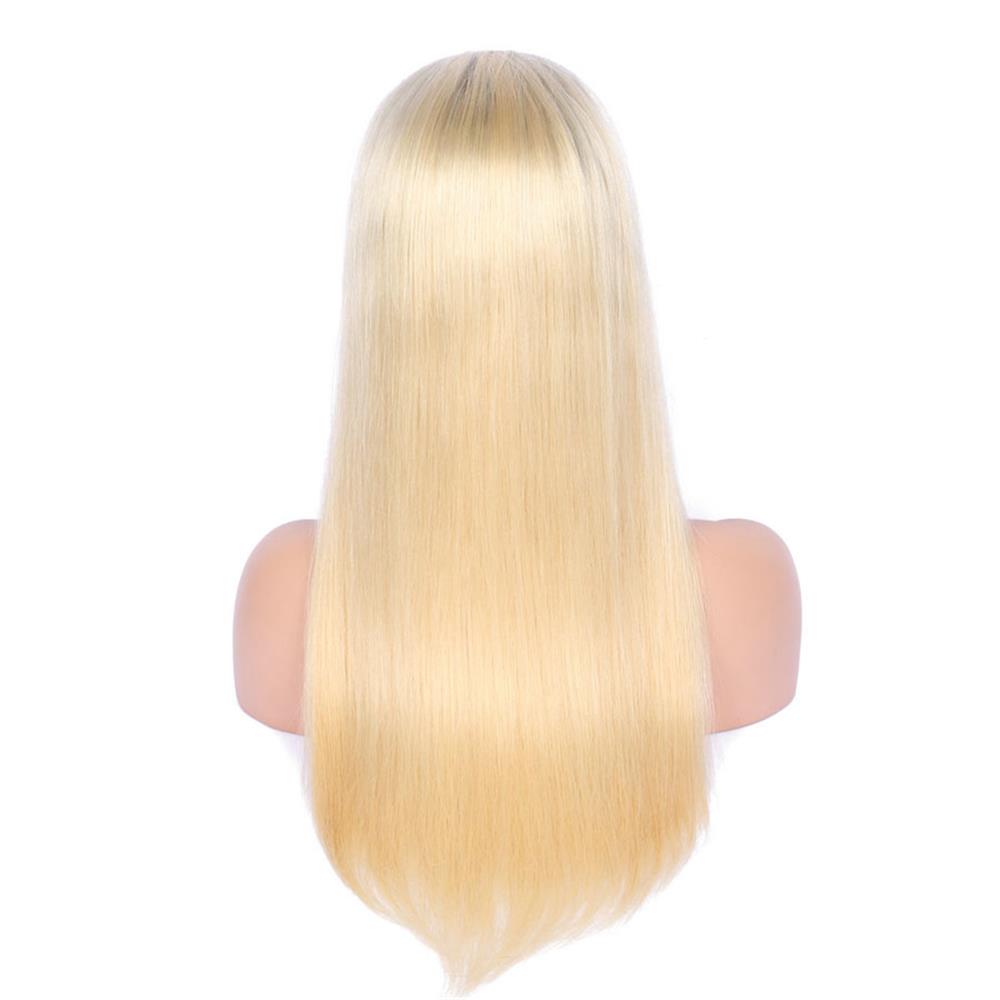 T1B#613 Full Lace Human Wig with Baby Hair Pre Plucked Brazilian Remy Hair Ombre Blonde Lace frontal Human Hair Wigs