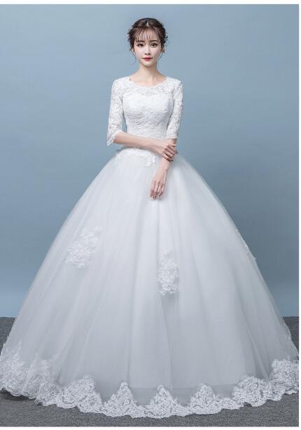 Real Photo Vintage Lace Up Ball Wedding Dresses 2018 Customized Plus Size Bridal Wedding Gowns Free Shipping, White
Real Photo Vintage Lace Up Ball Wedding Dresses 2018 Customized Plus Size Bridal Wedding Gowns Free Shipping, White