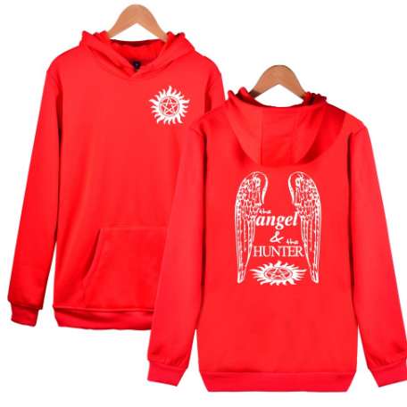 Aikooki Supernatural Angel And Hunter Hoodies Men Women Hoodie and Sweatshirt Men hoody Brand Fashion Clothing Supernatural