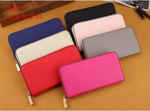 Hot! wholesale famous brand fashion single zipper cheap luxury designer women pu wallet lady ladies long purse от DHgate WW