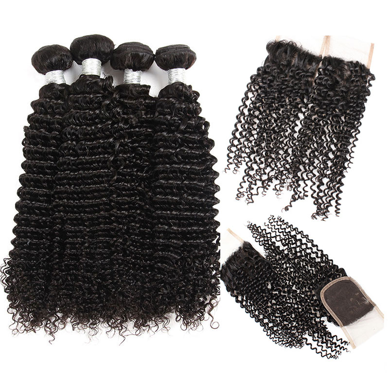 Peruvian Curly Human Hair Bundles with Closure 100% Unprocessed Peruvian Deep Curly Human Hair Weave 4*4 Free Middle 3 Part Closure, Natural color
Peruvian Curly Human Hair Bundles with Closure 100% Unprocessed Peruvian Deep Curly Human Hair Weave 4*4 Free Middle 3 Part Closure, Natural color